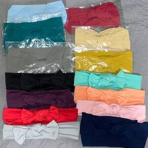 Assorted Color Baby Kids Bow Sets